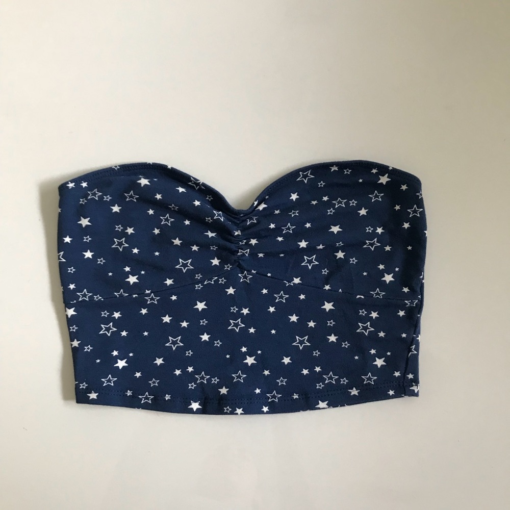 Forever 21 navy blue tube top size S